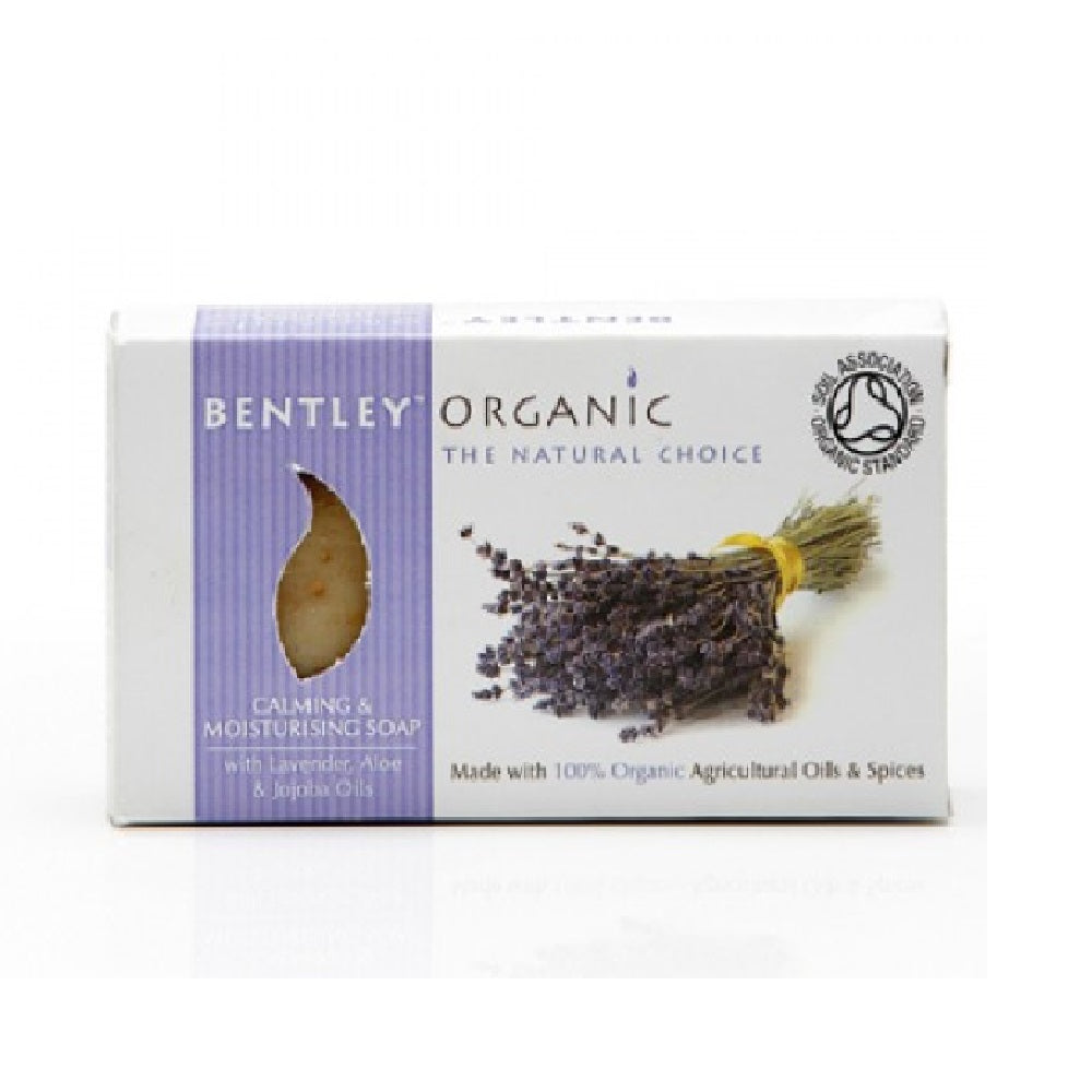 Bentley Organic Calming & Moisturising Soap Lavender, Aloe & Jojoba, 150g