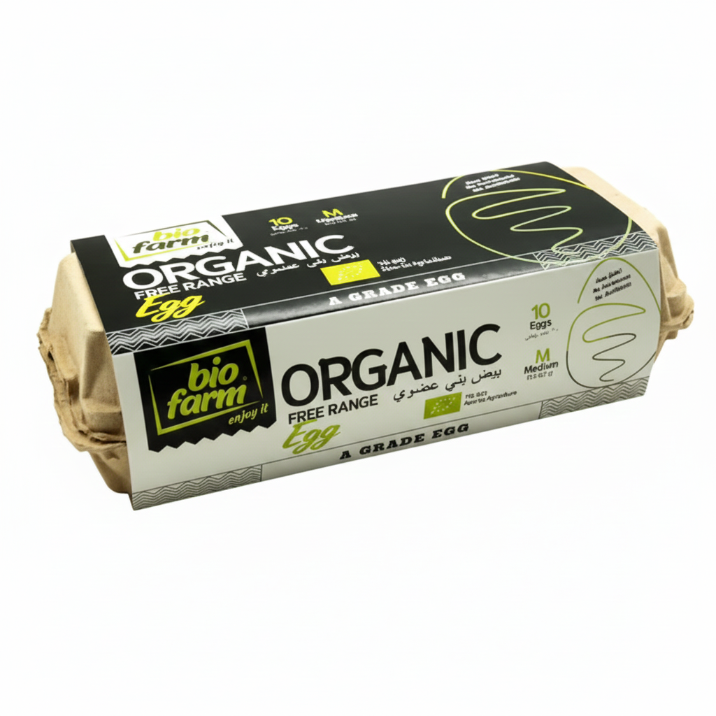 Biofarm Organic Free Range Eggs, Medium, Pack of 10