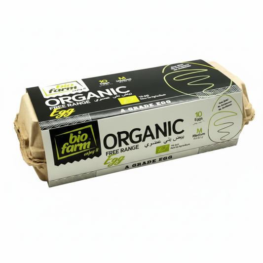 Biofarm Organic Free Range Eggs, Medium, Pack of 10