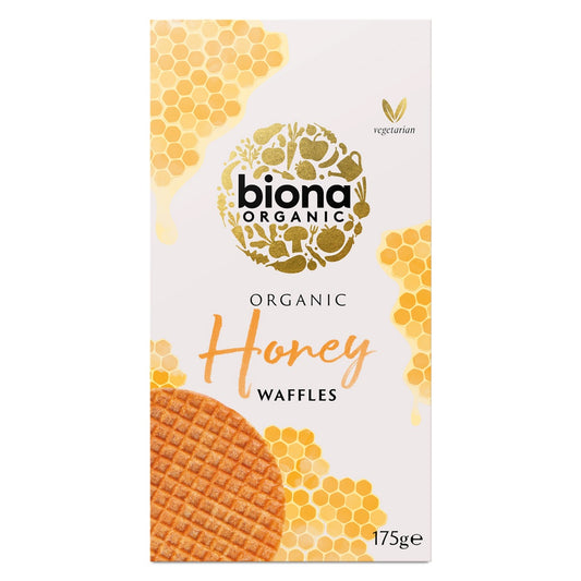 Biona Organic Honey Waffles, 175g
