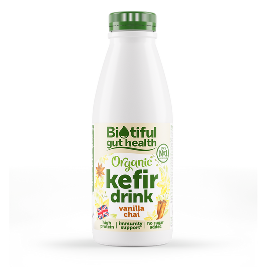 Biotiful Organic Kefir Vanilla Chai Drink, 500ml