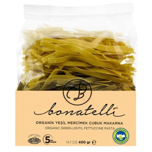 Bonatelli Organic Green Lentil Fettuccine Pasta, 400g