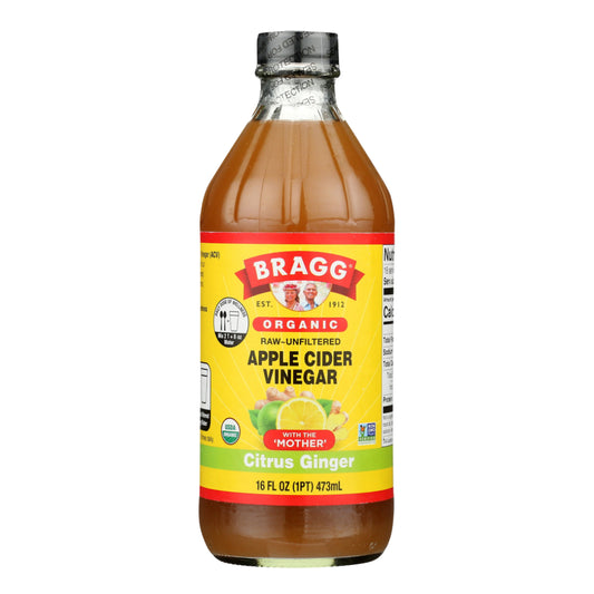 Bragg Organic Apple Cider Vinegar | Citrus Ginger | 473ml