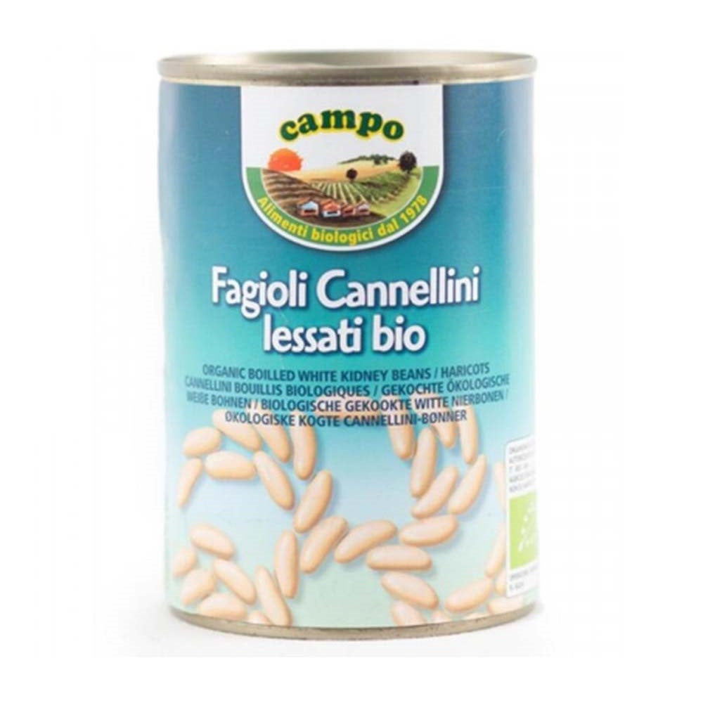 Campo Organic Boiled White Kidney Beans, 400g