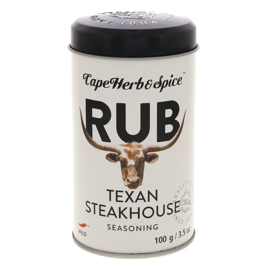 Cape Herb & Spice Rub Texan Steakhouse Seasoning, 100g
