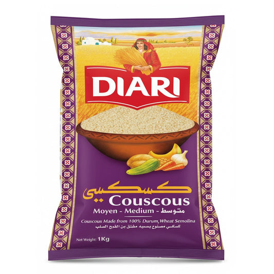 Diari Tunisian Couscous Medium, 1 kg