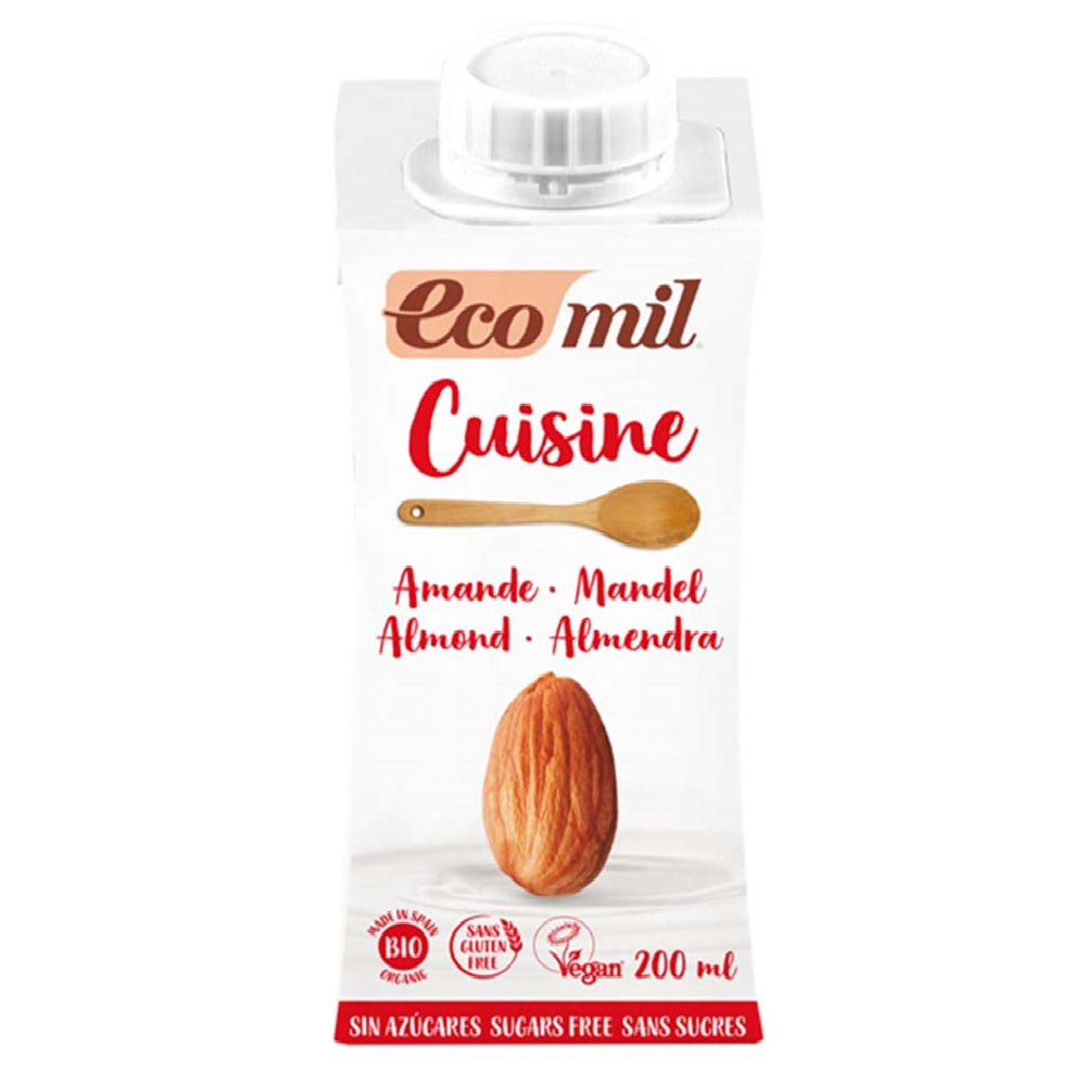 Ecomil Organic Almond Cooking Cream, 200ml