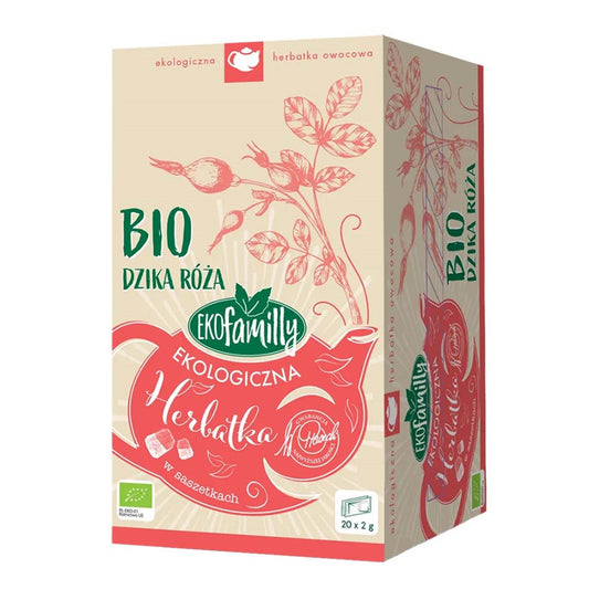 Eko Family Organic Bio Rosehip Fruit Tea, 20 Tea Bags