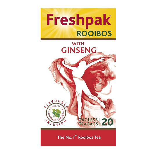 Freshpak Rooibos with Ginseng, 20 Teabags