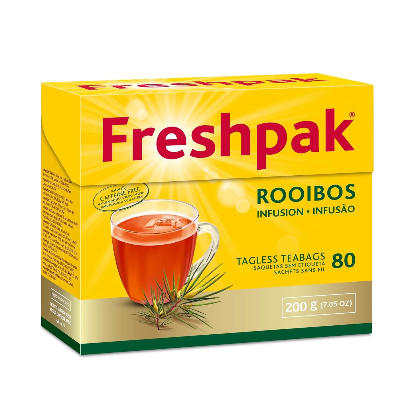Freshpak Pure Rooibos Tea, 80 Teabags