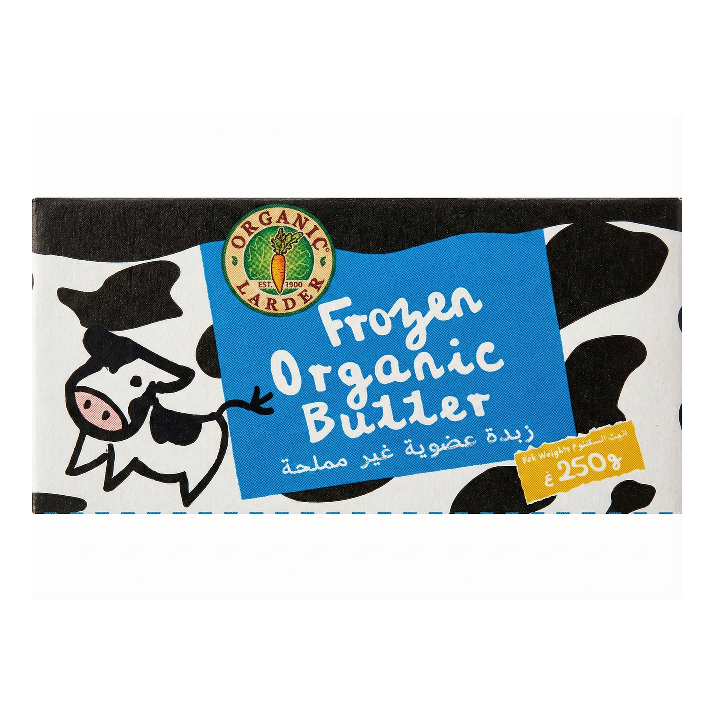 Organic Larder Frozen Butter, 250g