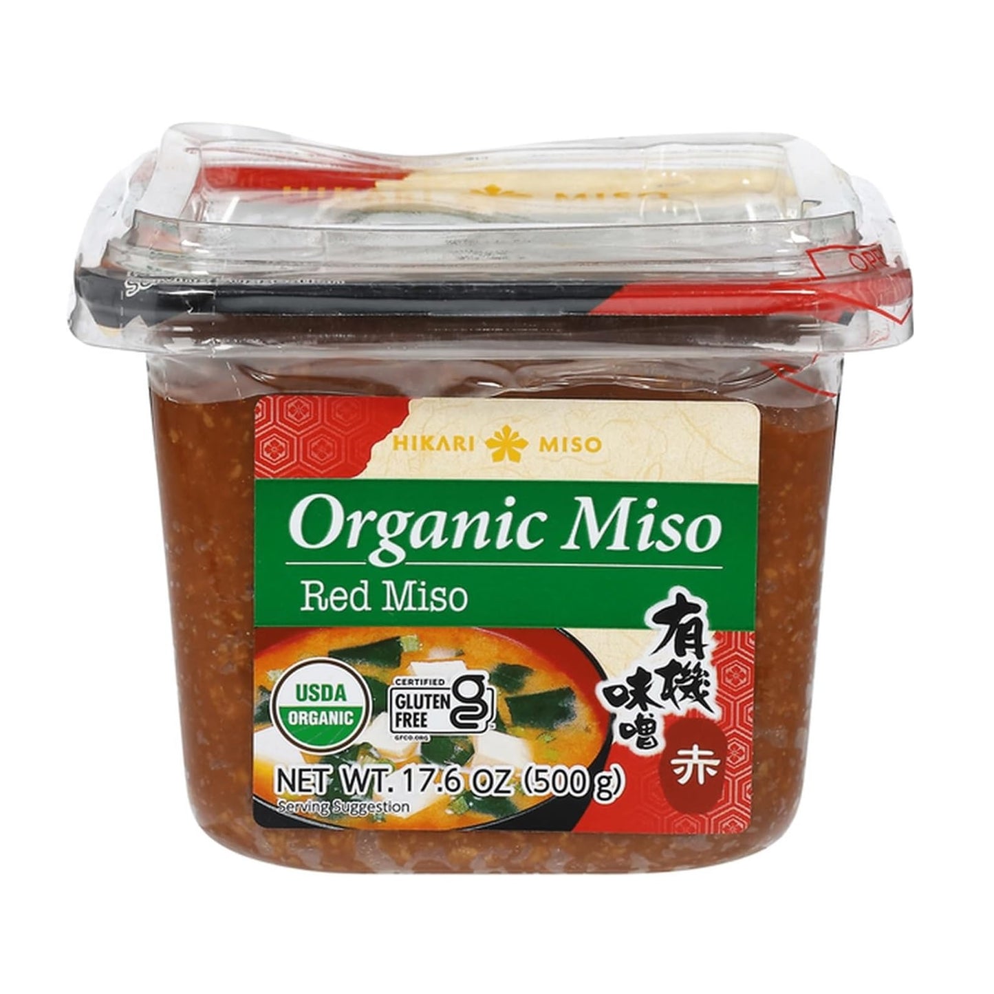 Hikari Organic Red Miso Paste, 500g