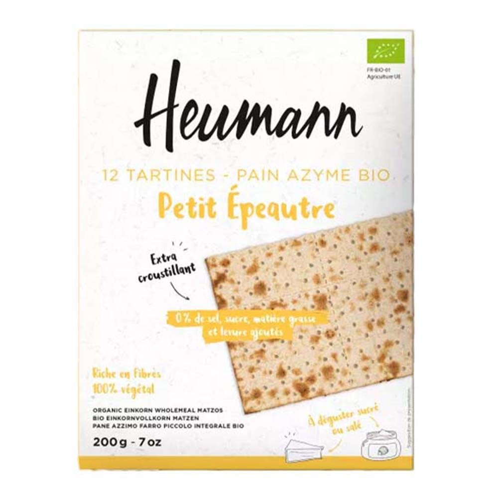 Heumann Organic Crispy Small Spelt Flat Bread, 200g
