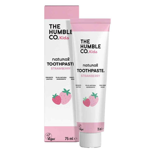 The Humble Co Kids Natural Strawberry Toothpaste, 75ml