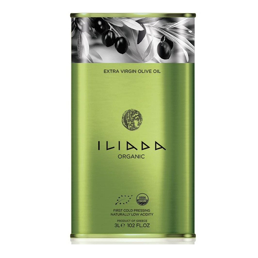 Iliada Organic Extra Virgin Olive Oil, 3L