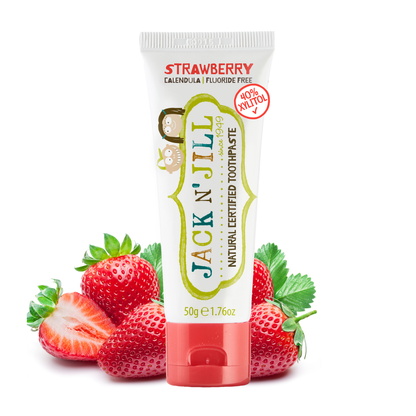 Jack N' Jill Organic Natural Strawberry Toothpaste, 50g