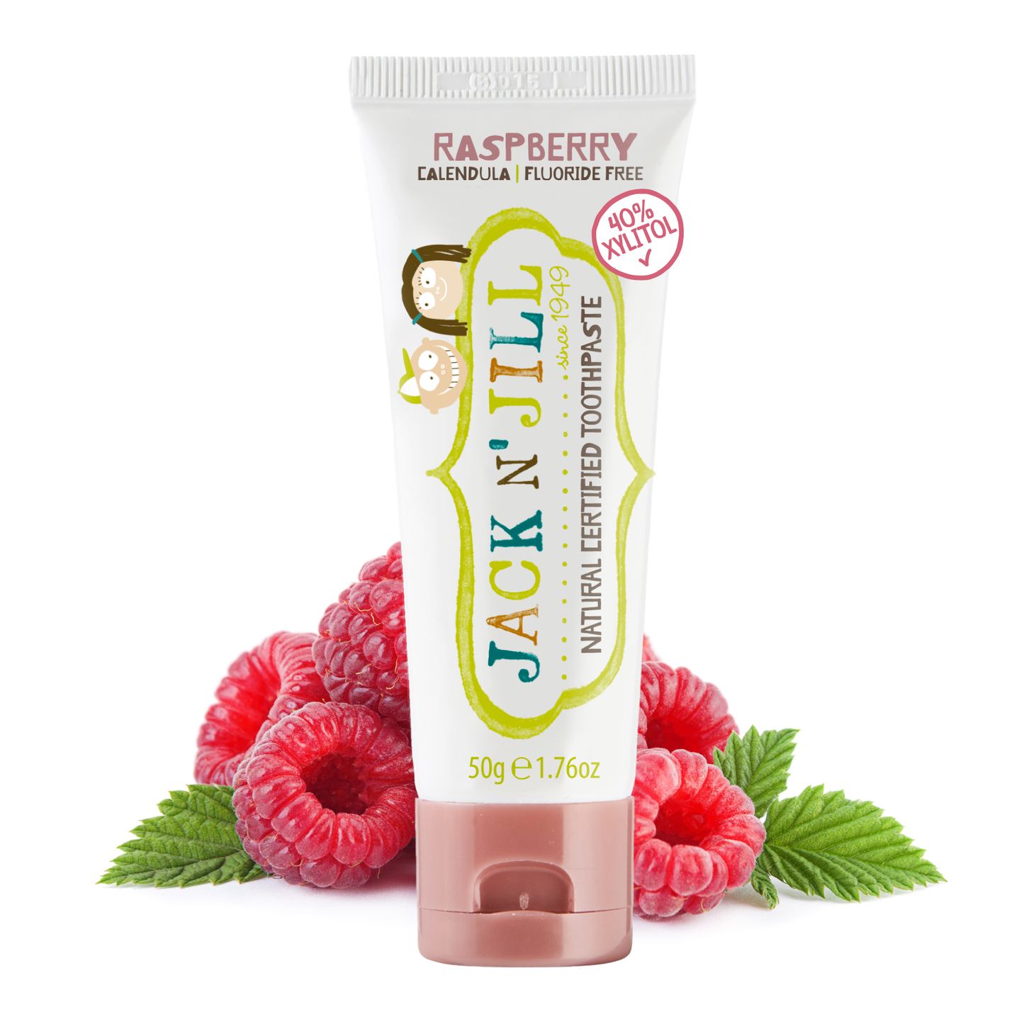 Jack N' Jill Organic Natural Raspberry Toothpaste, 50g