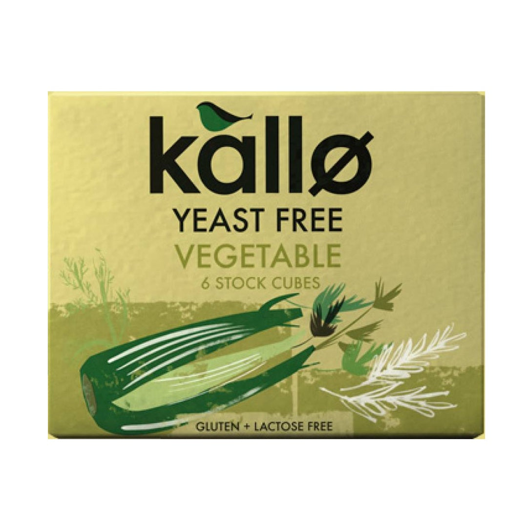 Kallo Yeast Free Vegetable Stock Cubes, 6 Cubes