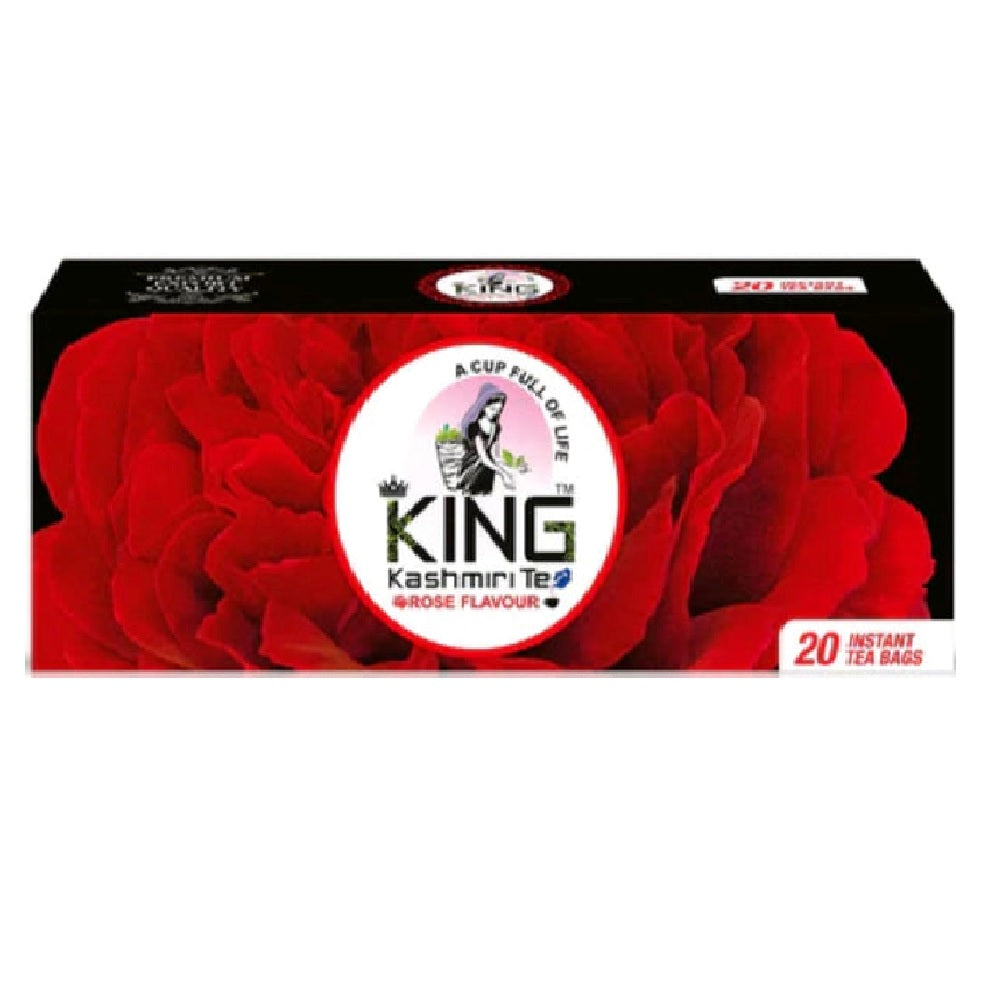 King Kashmiri Tea With Rose Flavour, 20 Teabags