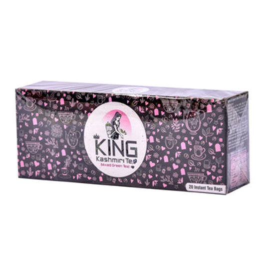 King Kasmiri Mixed Green Tea, 20 Teabags