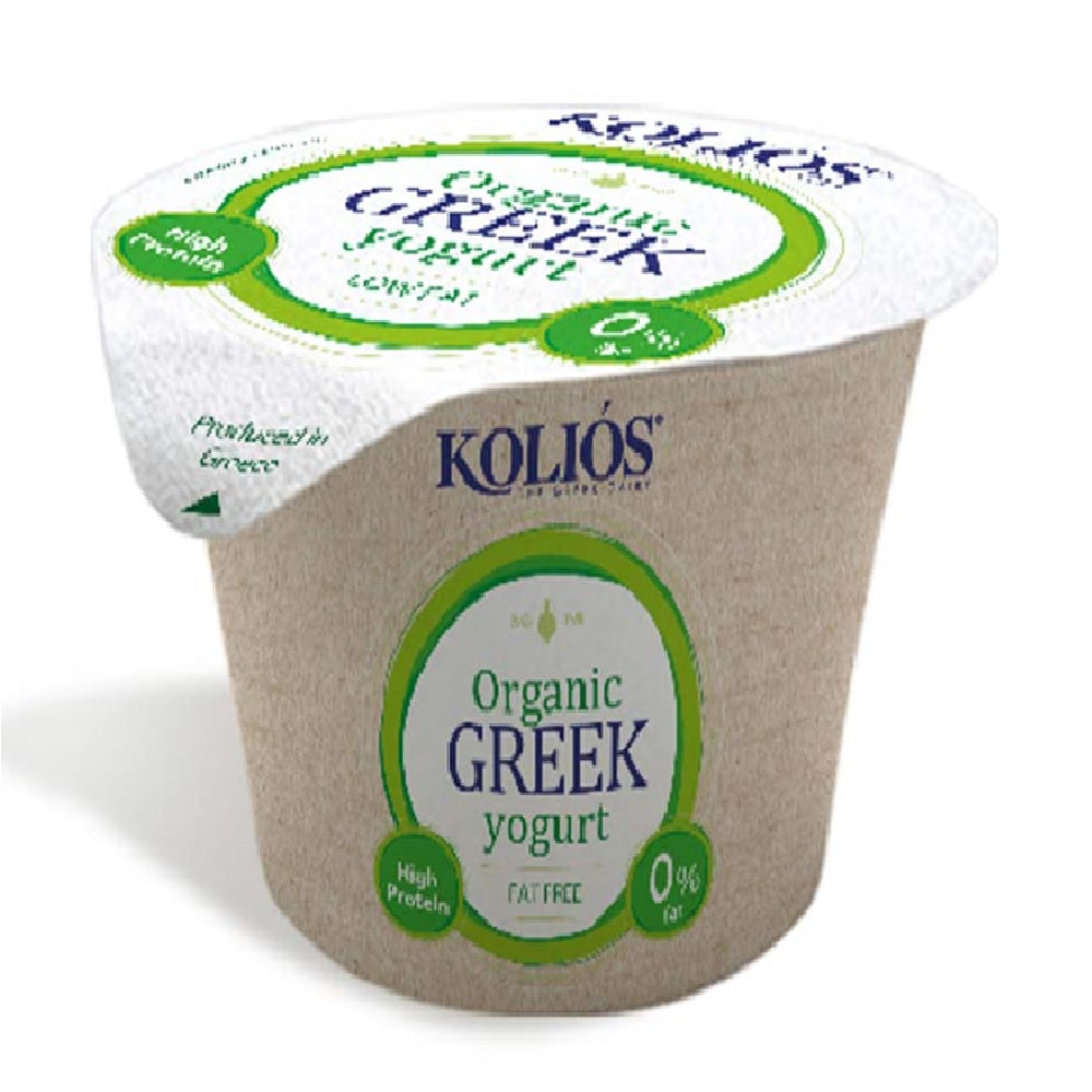 Kolios Organic Greek Yogurt Fat Free, 150g