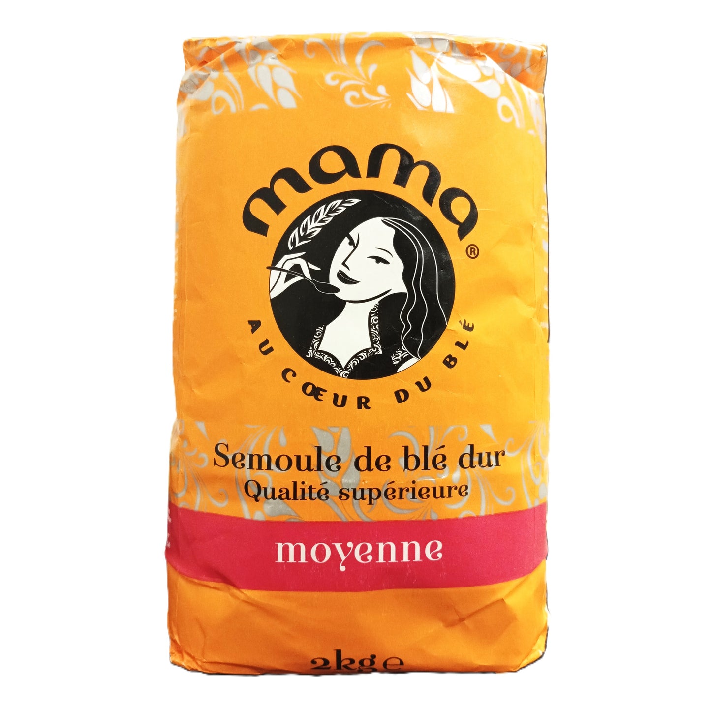 Mama Algerian Durum Wheat Semolina, Medium, 2 kg