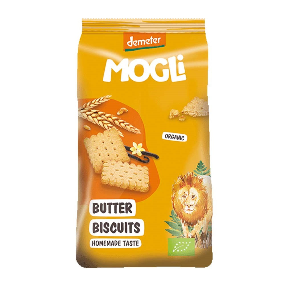 Mogli Organic Butter Biscuits, 125g