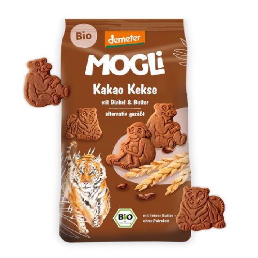 Mogli Organic Cacao Biscuits with Spelt & Butter, 125g