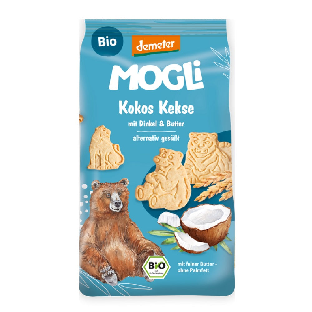 Mogli Organic Coconut Biscuits with Spelt & Butter, 125g