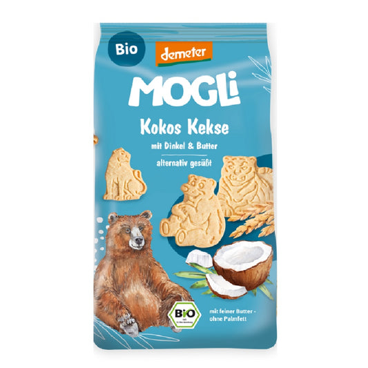 Mogli Organic Coconut Biscuits with Spelt & Butter, 125g