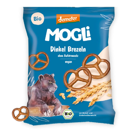 Mogli Organic Spelt Pretzels, 50g