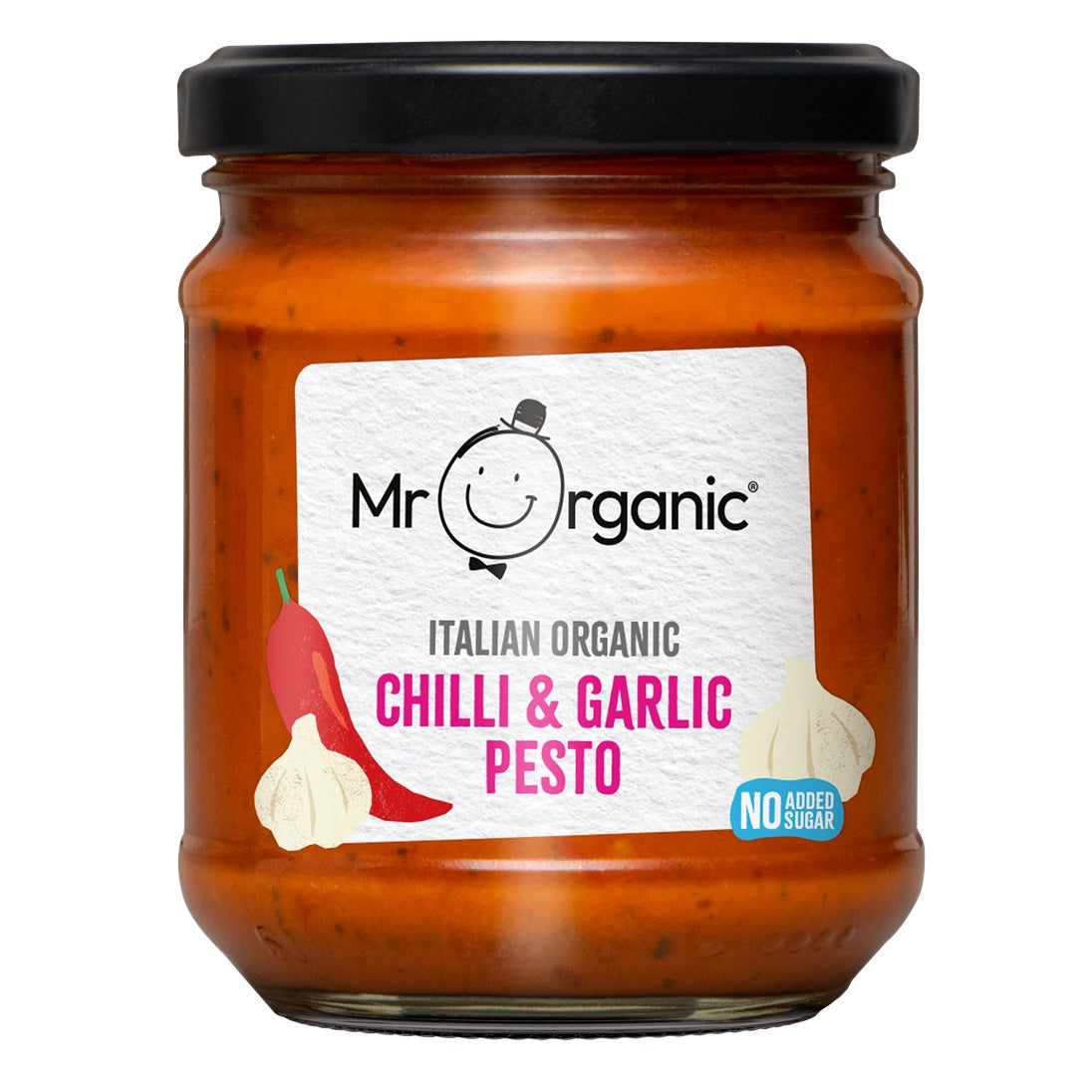 Mr. Organic Chili & Garlic Pesto, 130g