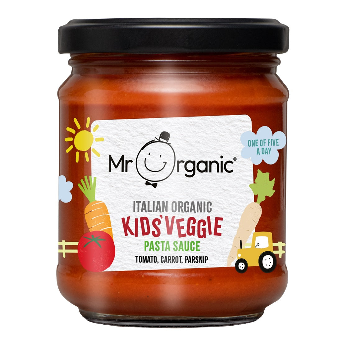 Mr Organic Italian Kids Veggie Pasta Sauce, 200g