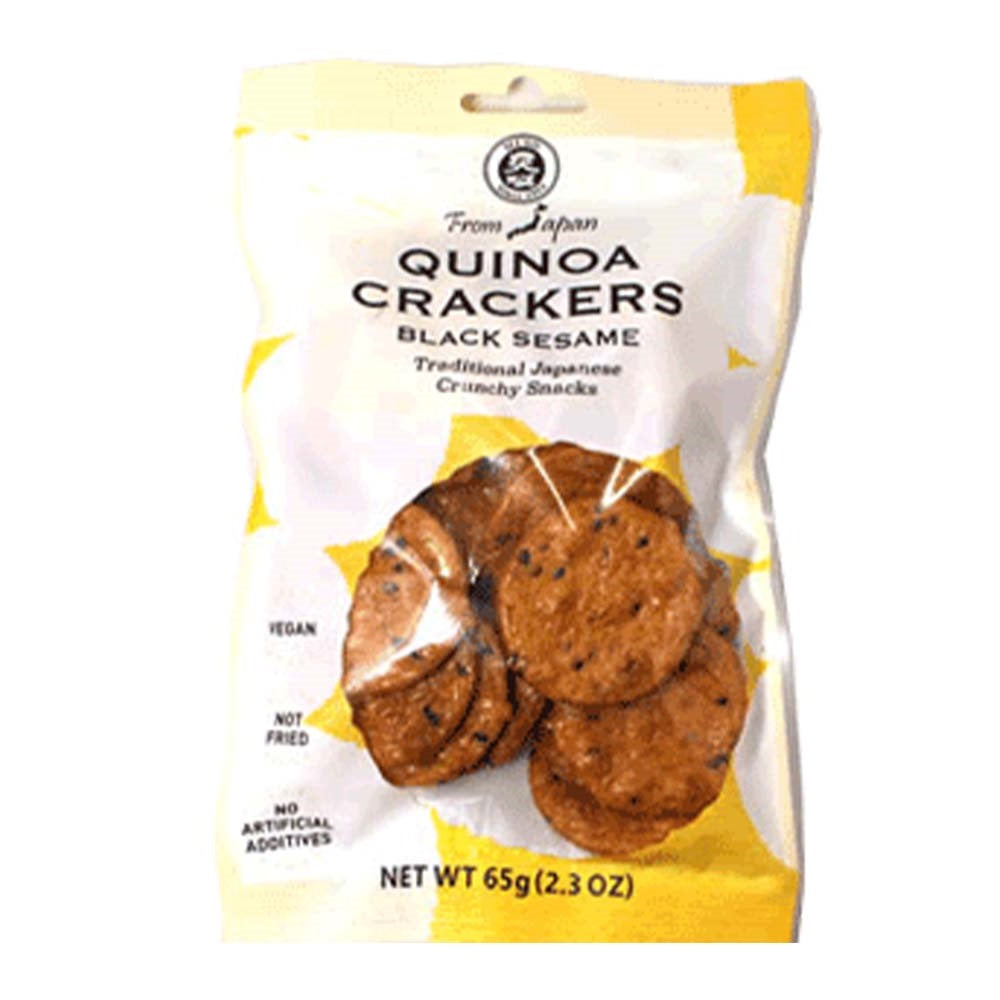 Muso Black Sesame Natural Quinoa Crackers, 60g