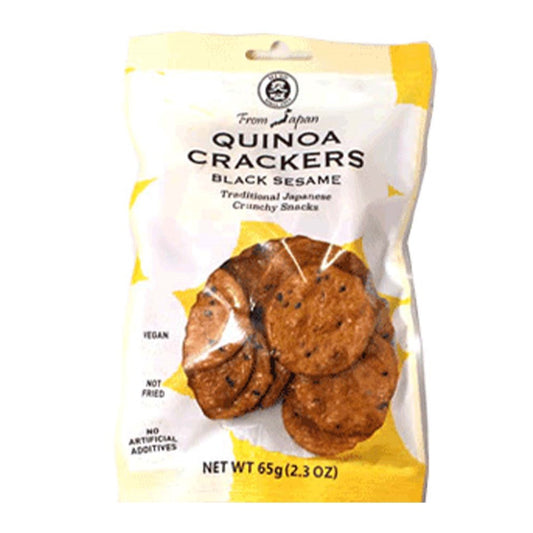 Muso Black Sesame Natural Quinoa Crackers, 60g