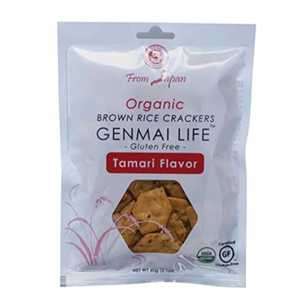 Muso Organic Brown Rice Crackers Tamari, 60g