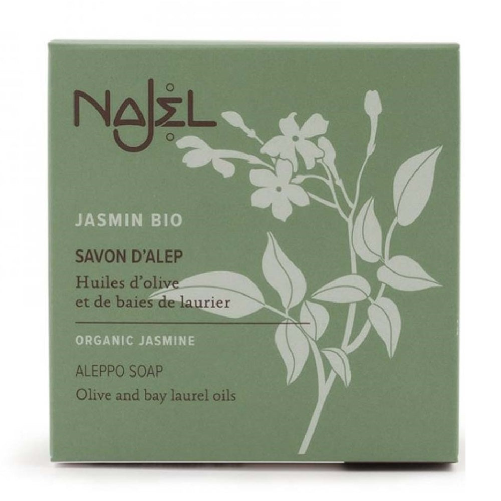 Najel Organic Aleppo Soap with Jasmine, 100g