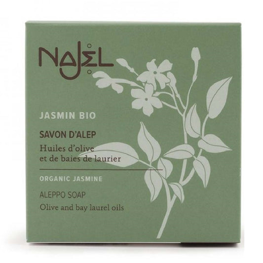 Najel Organic Aleppo Soap with Jasmine, 100g