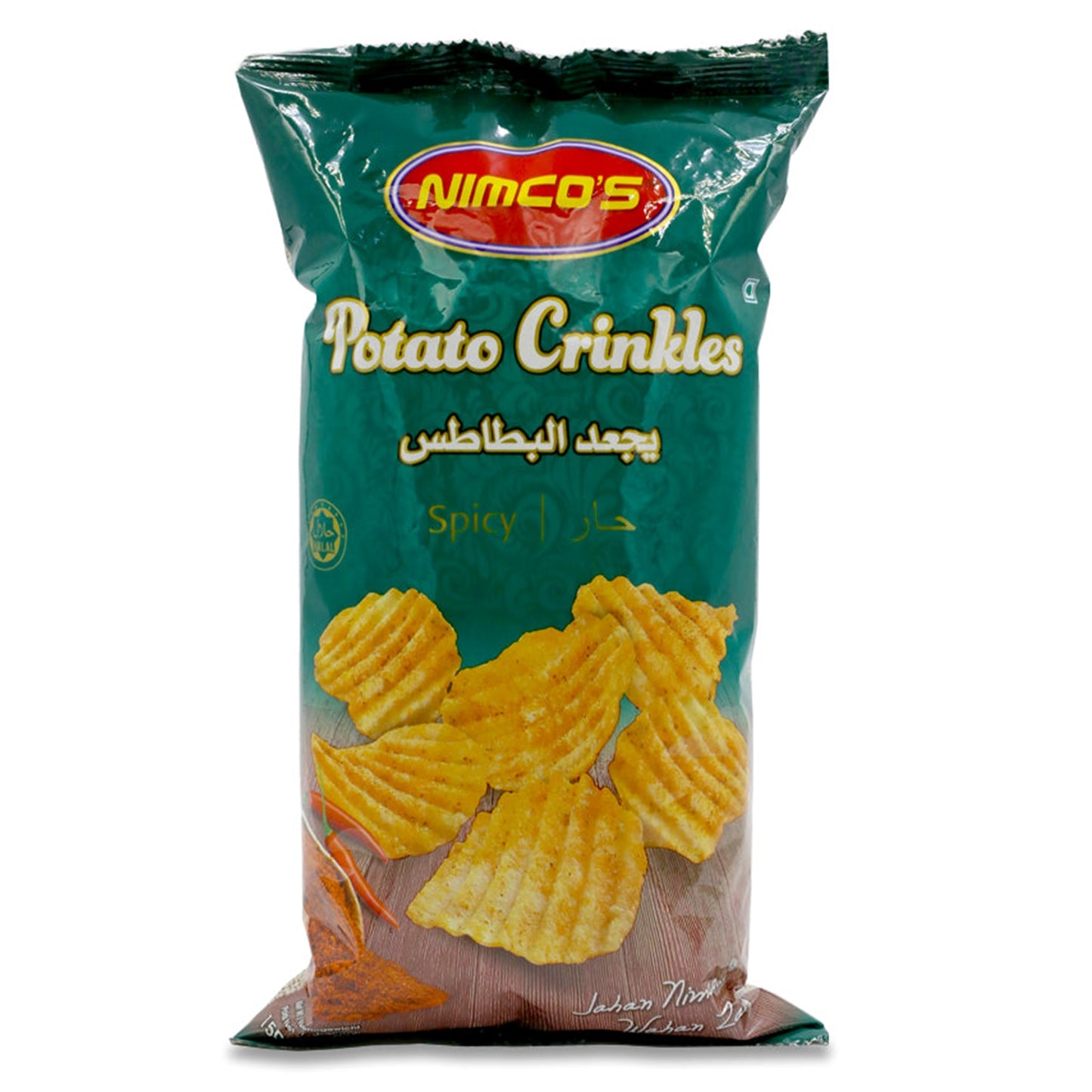 Nimco's Potato Crinckles Spicy, 150g