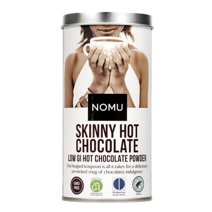 Nomu Skinny Hot Chocolate, Low GI Hot Chocolate Powder, 200g