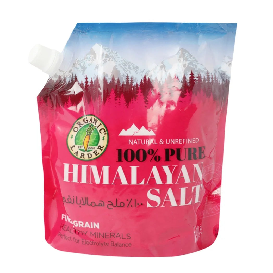 Organic Larder Natural 100% Pure Himalayan Salt, 1300g