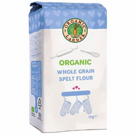 Organic Larder Whole Grain Spelt Flour, 1 kg