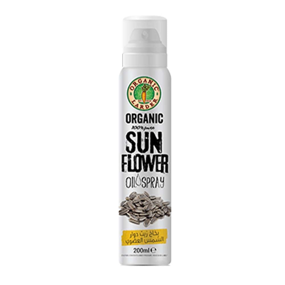 Organic Larder 100% Pure Sunflower Oil Spray, 200ml