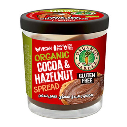 Organic Larder Cocoa & Hazelnut Spread, 200g