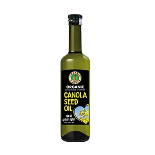 Organic Larder Cold Pressed Unrefined Canola Seed Oil, 500ml