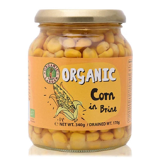 Organic Larder Corn in Brine, 340g