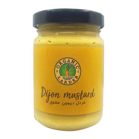 Organic Larder Hot Dijon Mustard, 145ml
