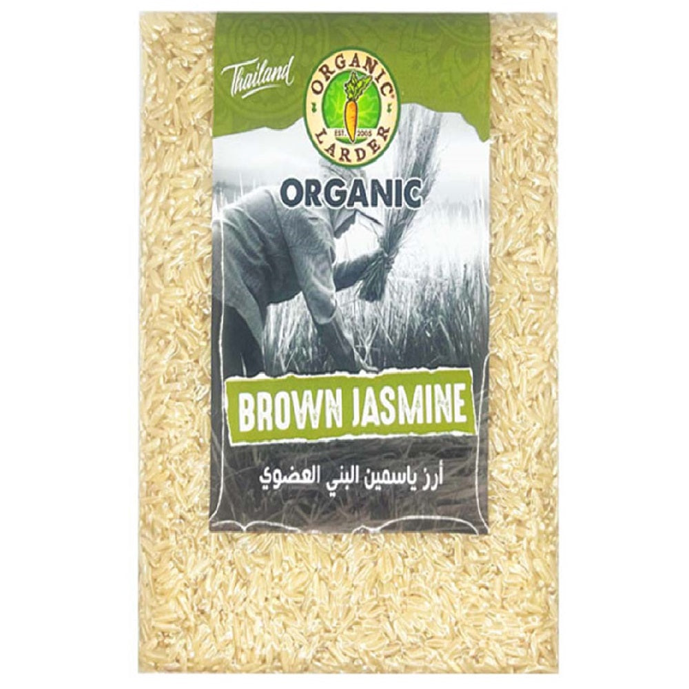 Organic Larder Jasmine Brown Rice 1 kg