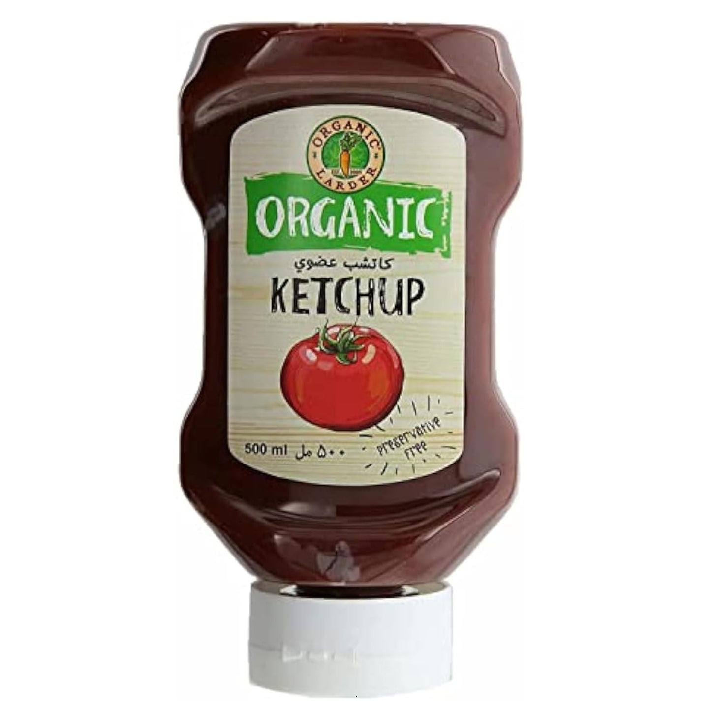 Organic Larder Ketchup, 500ml