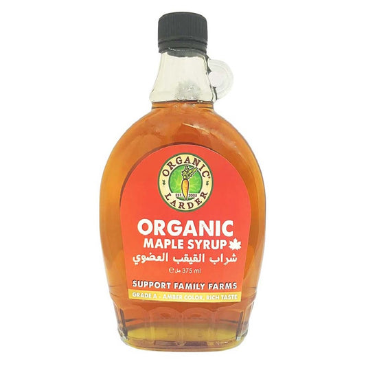 Organic Larder Maple Syrup Grade A Amber, 375ml